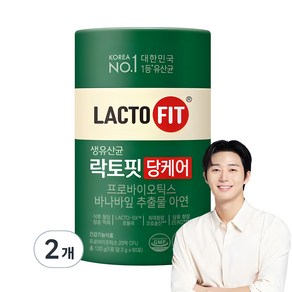 락토핏 생유산균 당케어, 120g, 2개