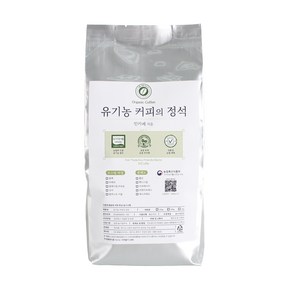 인카페 공정무역 유기농 커피의 정석 스페셜티 분쇄커피 올가닉심야, 500g, 1개, 핸드드립