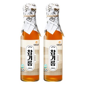 대현상회 저온압착 참기름, 2개, 180ml