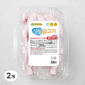 체리부로 싱싱닭고기 통닭, 800g, 2개