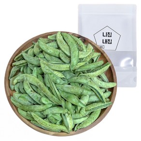 바삭바삭 껍질채 그대로 완두콩칩, 80g, 1개