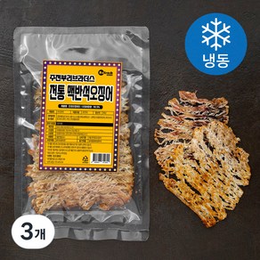 리프레쉬 주전부리브라더스 전통 맥반석 오징어 (냉동), 80g, 3개