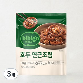 비비고 호두연근조림, 90g, 3개