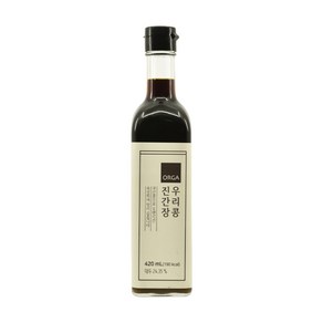 올가홀푸드 우리콩 진간장, 420ml, 1개