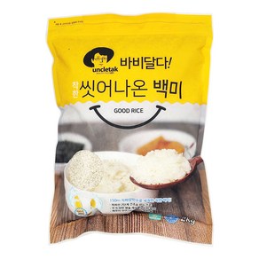 엉클탁 2024년산 햅쌀 바비달다 씻어나온 백미, 상등급, 2kg, 1개