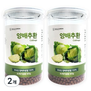 헬로우그린 양배추환 통, 300g, 4개