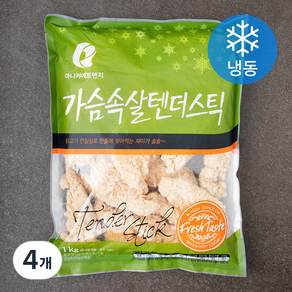 마니커에프앤지 가슴속살 텐더스틱 (냉동), 1kg, 4개