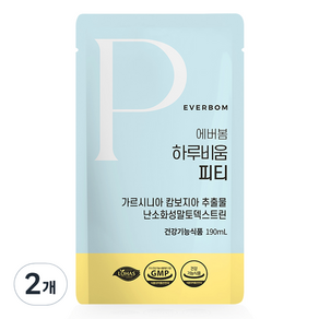 에버봄 에버바이오 하루비움 피티, 190ml, 2개