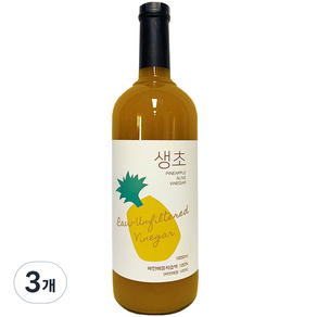 생생초 생초 파인애플 음용식초, 1L, 3개