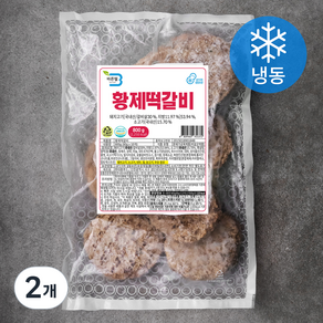 바른웰 황제떡갈비 10개입 (냉동), 800g, 2개