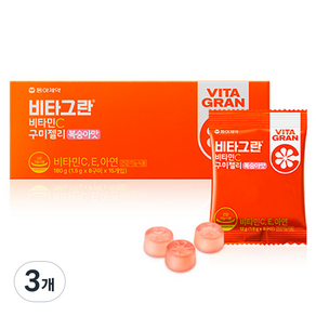 동아제약 비타그란 비타민C 구미젤리 복숭아맛, 180g, 3개