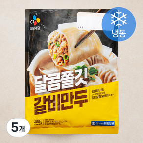 CJ제일제당 갈비만두 (냉동), 300g, 5개