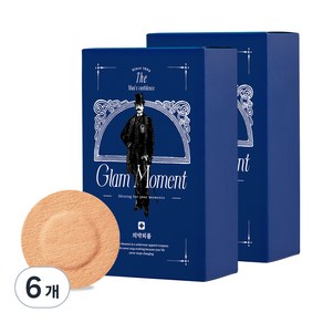 글램모먼트 포맨 스킨 핏 커버 패치 니플밴드 60p, 6개