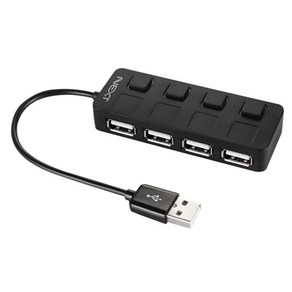 넥스트 USB 2.0 4Port 무전원허브 NEXT-204UH NEW