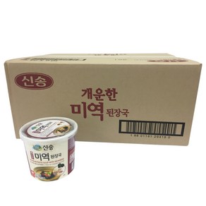 신송 개운한 미역 즉석 된장국, 10g, 24개