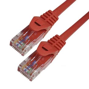 라인업시스템 UTP CAT5.E 다이렉트 랜 케이블 3M, 레드, 1개