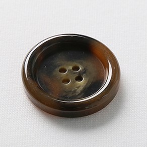 HR빅버튼 보스턴봉 단추 30mm, 브라운, 4개