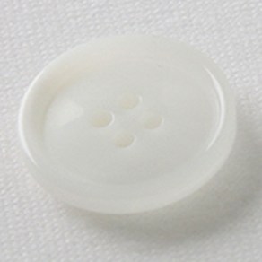 HR빅버튼 마니 단추 21mm, 화이트, 8개