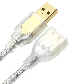 마하링크 USB 2.0 M/F실드 연장 몰딩 케이블, 1개, 10m