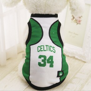 AnTs 반려동물 바스켓 독 조끼, CELTICS, 5XL, 1개