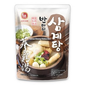 하우촌 반마리 삼계탕, 570g, 1개