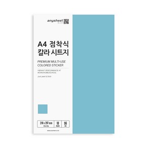 애니시트 A4 칼라시트지