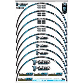 모토스티커 휠스티커 몬스터