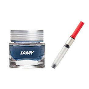 LAMY 병잉크 프리미엄 크리스탈 컨버터 세트 30ml T53 Z28 문서보존용 잉크, 베니토아아트, 1세트