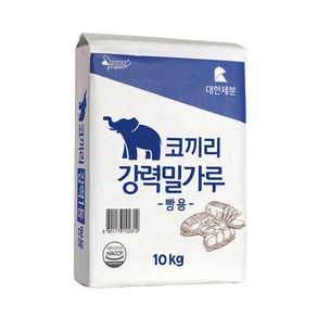 대한제분 코끼리 빵용 강력 밀가루, 10kg, 1개