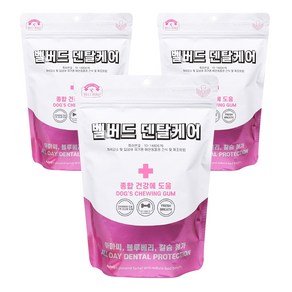 벨버드 푸드 덴탈케어 강아지 간식, 종합건강, 100g, 3개