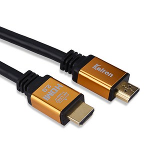 칼론 고급형 HDMI 2.0 Ve 모니터 케이블 골드, 1개, 10m