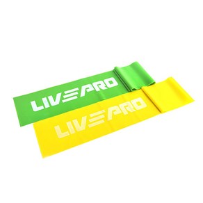 LIVEPRO 라텍스밴드 세트, 노랑, 연두