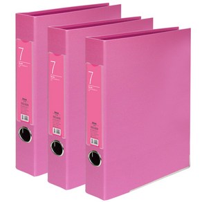 드림산업 레일바인더 7cm, 분홍, 3개