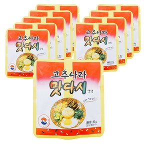 동방푸드마스타 페퍼햅 고추나라 맛다시 양념, 60g, 10개