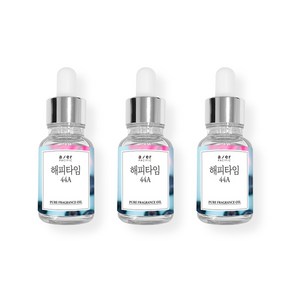 아제르퍼시픽 프래그런스 CPL 아로마 프리미엄 오일 30ml x 3p + 시향지 랜덤발송 3종 세트, 해피타임(44A)