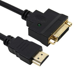 저스트링크 HDMI M to DVI F LED 젠더