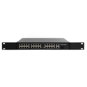 넥스트유 100Mbps SOHO타입 24포트 300W POE스위치허브, NEXT-POE327SFP-TP, 1개