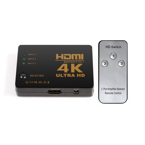 넥스트 3대1 HDMI 선택기 UHD 4K, 1개