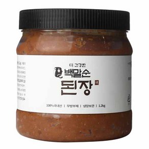 백말순등겨장 더 건강한 백말순 된장, 1.2kg, 1개