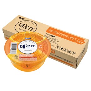 데르뜨 젤리 감귤, 90g, 24개