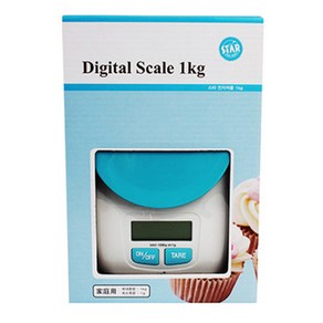 스타 전자저울 1kg, 블루