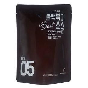 미쓰리 불 떡볶이 분말소스 05 불맛, 780g, 1개