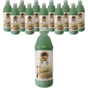 청솔 멜론 음료, 835ml, 12개