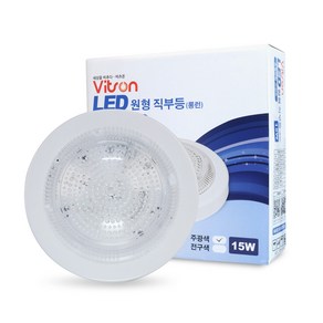 비츠온 LED 원형 직부등 15W 주광색, 1개