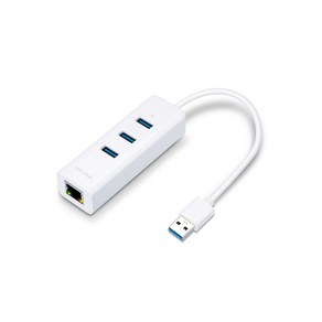 티피링크 기가비트 2 in 1 이더넷 어댑터 USB 3.0 3포트 허브 UE330