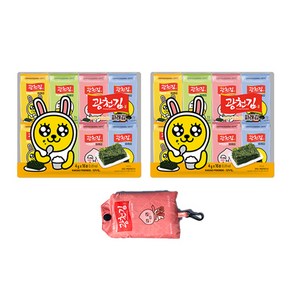 광천김 카카오프렌즈 파래 도시락김 4g x 32p + 장바구니 랜덤발송