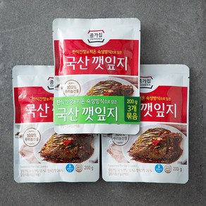 종가집 깻잎지