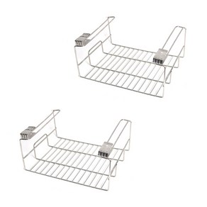 데코즈인 스텐 클립 언더 싱크 상부 선반 2p