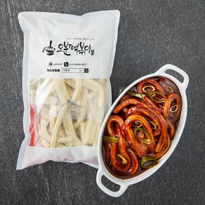 오분떡볶이 츄러스 떡볶이 짜파구리맛, 350g, 2팩