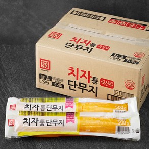 한성기업 치자 통 단무지, 500g, 15개